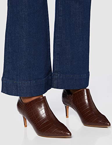 Marca Amazon - FIND Shoe Boot Botas, Marrón (Chocolate Croc), 37 EU