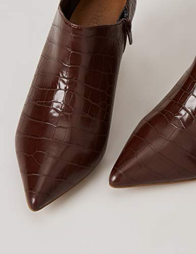 Marca Amazon - FIND Shoe Boot Botas, Marrón (Chocolate Croc), 37 EU