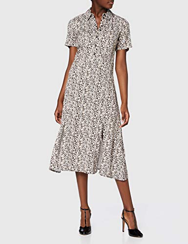 Marca Amazon - FIND Stiletto Round Toe T-Bar Zapatos de Tacón, Negro (Black), 37 EU