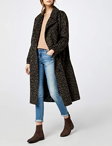 Marca Amazon - find. Suede Western Botines, Marrón Brown, 37 EU