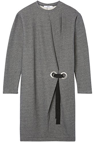 Marca Amazon - find. Vestido Sudadera para Mujer, Gris (Grau), 36, Label: XS