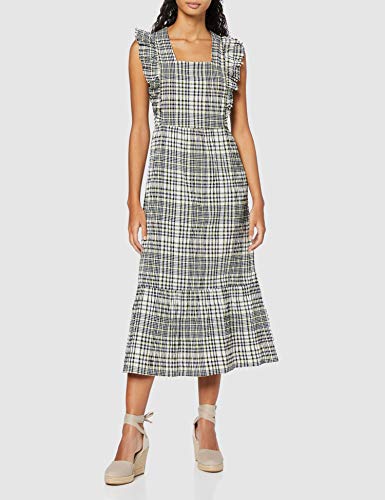 Marca Amazon - find. Wedge Close Toe Canvas Espadrille Sandalias con cuña Tipo Alpargatas, Beige (Beige), 40 EU