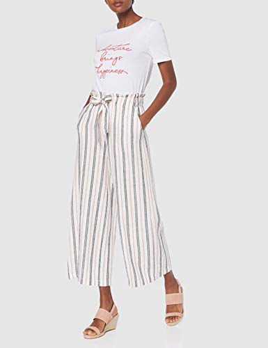 Marca Amazon - find. Wedge Leather Espadrille Sandalias con Punta Abierta, Rosa Pink, 38 EU