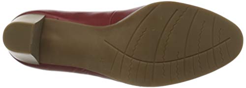Marco Tozzi 2-2-22400-34, Zapatos de Tacón Mujer, Rojo (Chili Nappa 518), 37 EU