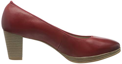 Marco Tozzi 2-2-22400-34, Zapatos de Tacón Mujer, Rojo (Chili Nappa 518), 37 EU