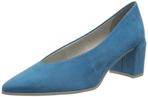 Marco Tozzi 2-2-22434-34, Zapatos de Tacón Mujer, Azul (Monarch Blue 863), 38 EU