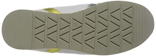 Marco Tozzi 2-2-23700-34, Zapatillas para Mujer, Multicolor (White/Yell. M. 153), 38 EU