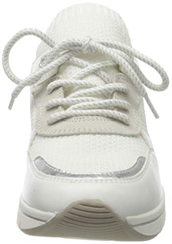 MARCO TOZZI 2-2-23729-24, Zapatillas Mujer, Blanco White Lt Grey 176, 36 EU