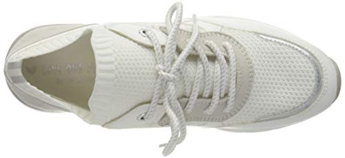 MARCO TOZZI 2-2-23729-24, Zapatillas Mujer, Blanco White Lt Grey 176, 36 EU