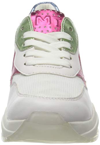 Marco Tozzi 2-2-23747-34, Zapatillas Mujer, Multicolor (White/Blue M. 161), 40 EU