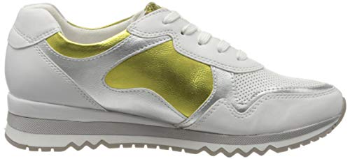 Marco Tozzi 2-2-23753-34, Zapatillas Mujer, Multicolor (White/Yell. M. 153), 38 EU