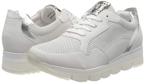 Marco Tozzi 2-2-23754-34, Zapatillas Mujer, Blanco (White Combi 197), 40 EU