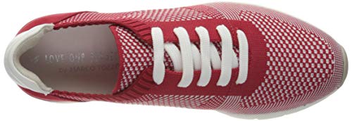 MARCO TOZZI 2-2-23785-24, Zapatillas Mujer, Rojo (Red Comb 597), 40 EU