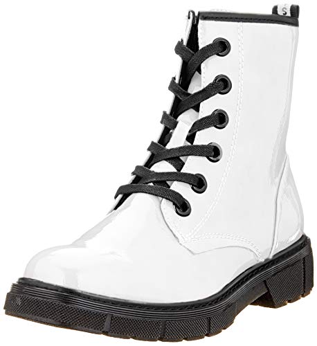 MARCO TOZZI 2-2-25282-35, Botas Cortas al Tobillo Mujer, White Pat Comb, 40 EU