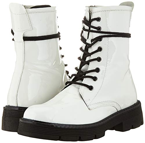 MARCO TOZZI 2-2-25286-35, Botas Cortas al Tobillo Mujer, Color Blanco, 38 EU