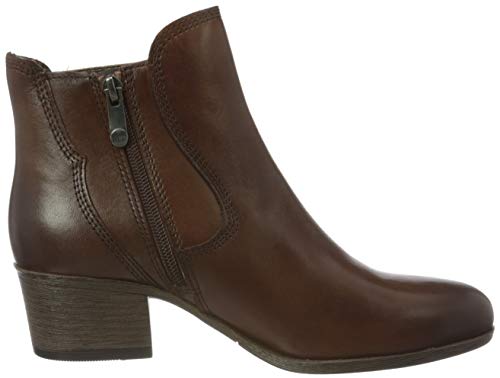 MARCO TOZZI 2-2-25322-35, Botas Cortas al Tobillo Mujer, Chestnut Nappa, 40 EU