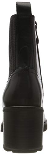 MARCO TOZZI 2-2-25434-25 Leder Stiefelette, Botas Cortas al Tobillo Mujer, Black Antic, 38 EU