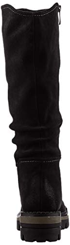 Marco Tozzi 2-2-25620-25 Wildleder Langschaftstiefel, Botas a la Altura de Rodilla Mujer, Black, 39 EU
