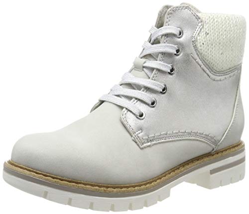 Marco Tozzi 2-2-26242-23, Botas de Nieve Mujer, Blanco (Ice Combi 119), 39 EU