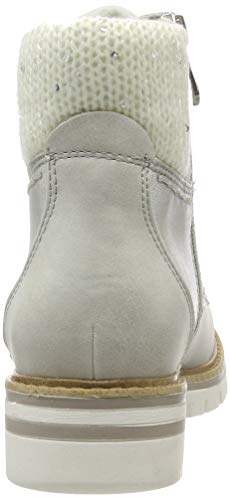 Marco Tozzi 2-2-26242-23, Botas de Nieve Mujer, Blanco (Ice Combi 119), 39 EU