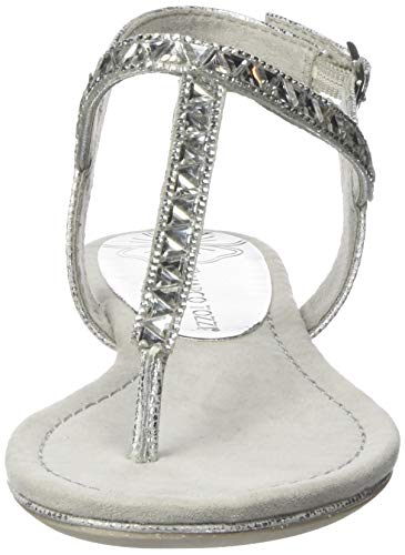 Marco Tozzi 2-2-28127-22, Chanclas Mujer, Plateado (Silver 941), 40 EU