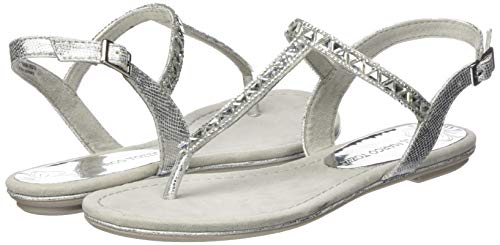Marco Tozzi 2-2-28127-22, Chanclas Mujer, Plateado (Silver 941), 40 EU