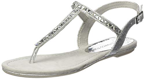 Marco Tozzi 2-2-28127-22, Chanclas Mujer, Plateado (Silver 941), 40 EU