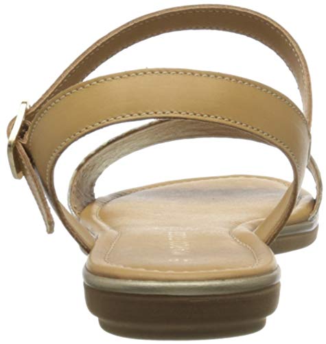 Marco Tozzi 2-2-28154-34, Sandalia con Pulsera Mujer, Beige (Nature Combi 378), 40 EU