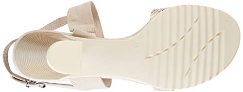 MARCO TOZZI 2-2-28700-24, Sandalia con Pulsera Mujer, Beige Dune Comb 435, 37 EU