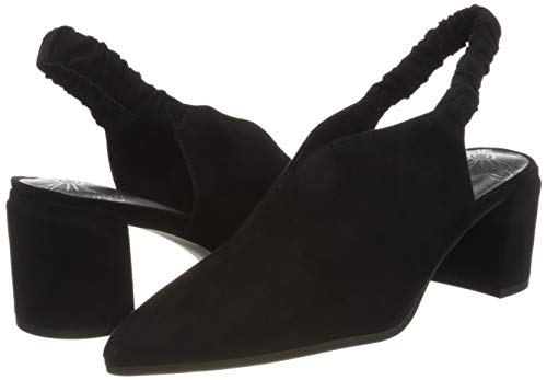 Marco Tozzi 2-2-29619-34, Zapatos con Tacon y Correa de Tobillo Mujer, Negro (Black 001), 41 EU