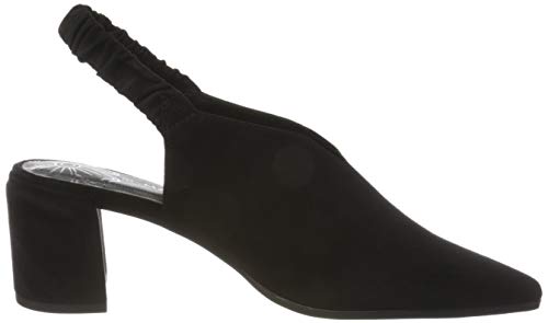 Marco Tozzi 2-2-29619-34, Zapatos con Tacon y Correa de Tobillo Mujer, Negro (Black 001), 41 EU