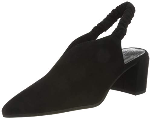 Marco Tozzi 2-2-29619-34, Zapatos con Tacon y Correa de Tobillo Mujer, Negro (Black 001), 41 EU