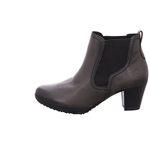 MARCO TOZZI Botines Chelsea para mujer, de piel, con plataforma, color gris, color Gris, talla 36 EU