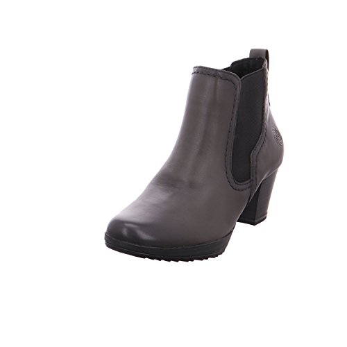 MARCO TOZZI Botines Chelsea para mujer, de piel, con plataforma, color gris, color Gris, talla 36 EU