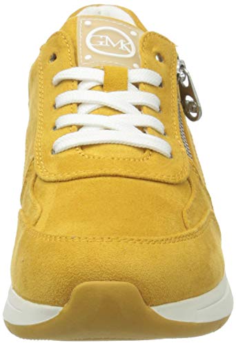 MARCO TOZZI by Guido Maria Kretschmer 2-2-83704-26 Sneaker, Zapatillas Mujer, Negro y Ocre, 40 EU