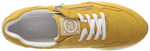 MARCO TOZZI by Guido Maria Kretschmer 2-2-83704-26 Sneaker, Zapatillas Mujer, Negro y Ocre, 40 EU