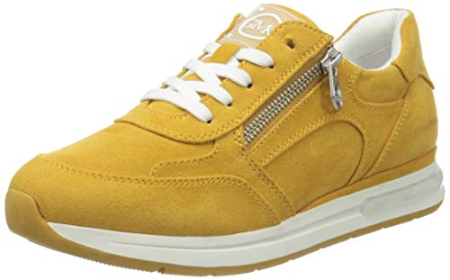 MARCO TOZZI by Guido Maria Kretschmer 2-2-83704-26 Sneaker, Zapatillas Mujer, Negro y Ocre, 40 EU