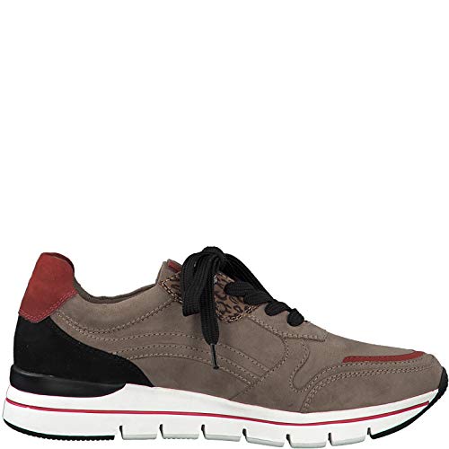 Marco Tozzi Earth Edition 2-2-23772-25 Sneaker, Zapatillas Mujer, Taupe Combi, 40 EU
