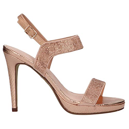 Mariamare 67541, Sandalia con Pulsera Mujer, Dorado (Afelp/Bolti Nude/Oro Rosa C46198), 38 EU