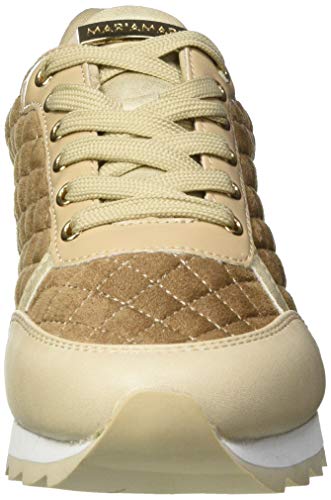 Mariamare Nara, Zapatillas Mujer, Brina Arena/Soft Padded Arena/Metal CRAK Champagne/Charol Arena, 36 EU