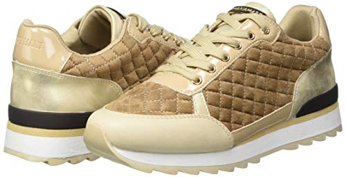 Mariamare Nara, Zapatillas Mujer, Brina Arena/Soft Padded Arena/Metal CRAK Champagne/Charol Arena, 36 EU