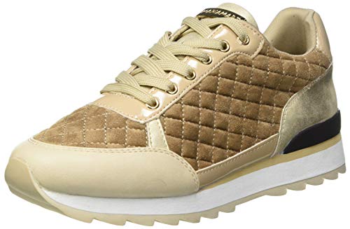Mariamare Nara, Zapatillas Mujer, Brina Arena/Soft Padded Arena/Metal CRAK Champagne/Charol Arena, 36 EU