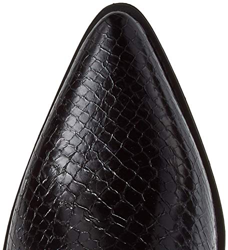 Mariamare Orion, Botas de Moda Mujer, SNAKY Negro, 38 EU