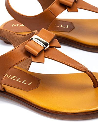 MARTINELLI Sandalia Plana de Piel MAZZINI 1535