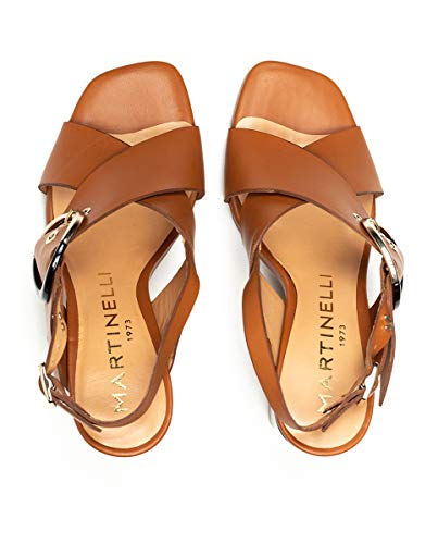 MARTINELLI Sandalia tacón de Piel Biel 1495