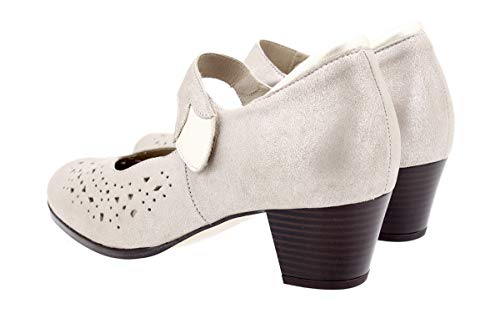 Mary-Jane Ante Metal Visón 200463 PieSanto