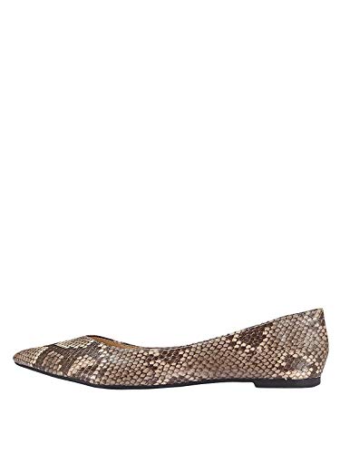 Marypaz, Bailarina Print Serpiente para Mujer Beige 38 EU