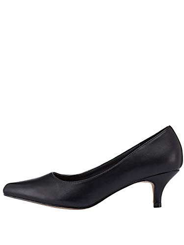 Marypaz, Salón Tacón Bajo para Mujer Negro 40 EU