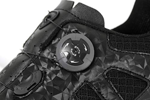 Massi 43 Zapatillas de Ciclismo Carretera, Negro, 43 EU