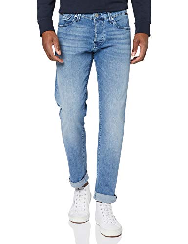 Mavi Yves Vaqueros Skinny, Azul (Mid Brushed Ultra Move 28700), W30/L34 (Talla del Fabricante: 30/34) para Hombre